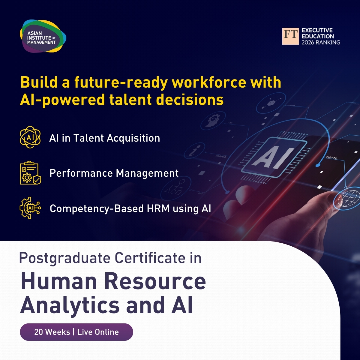 Asian Institute of Management Facebook ad