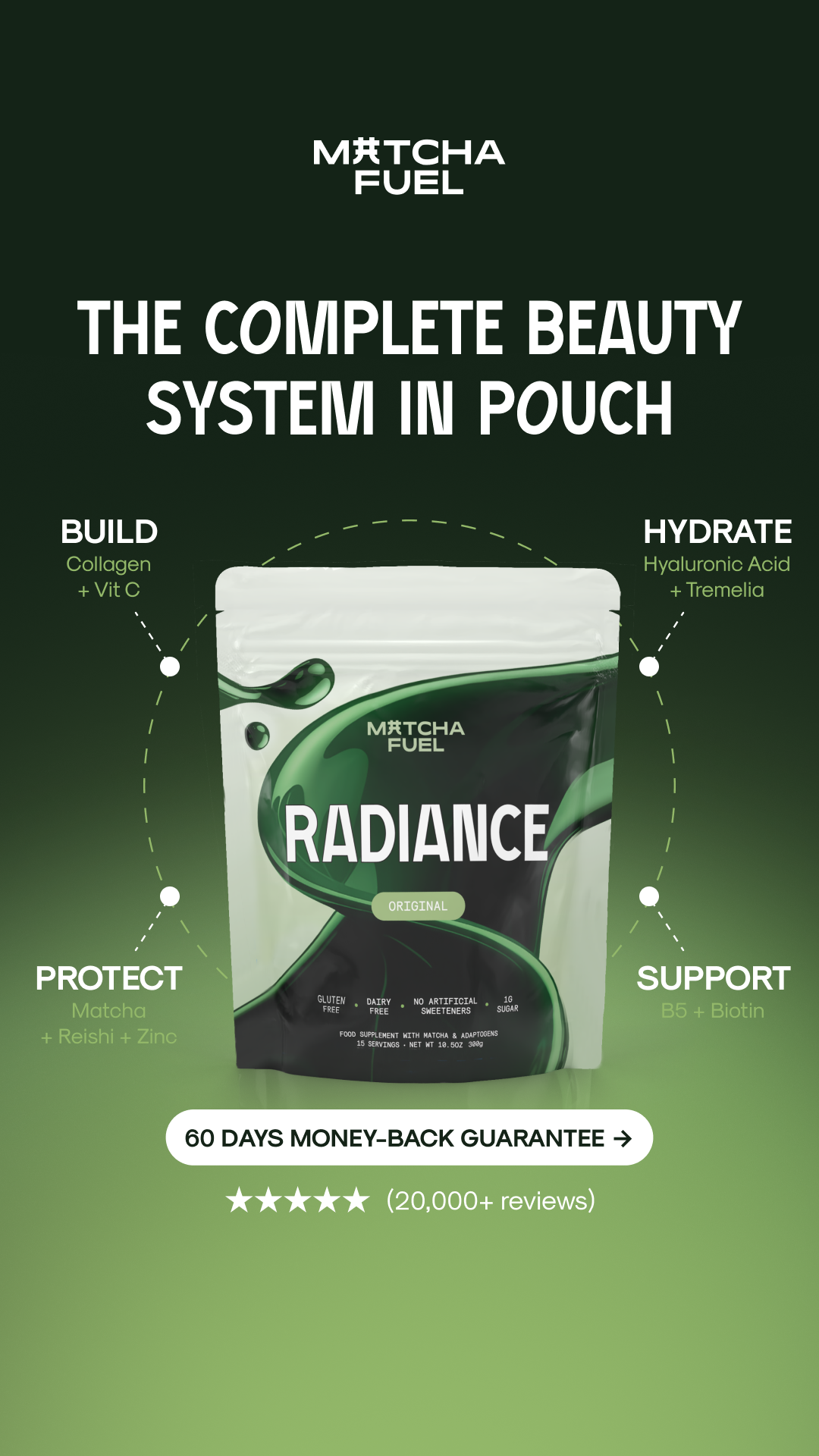 Matcha Fuel Facebook ad