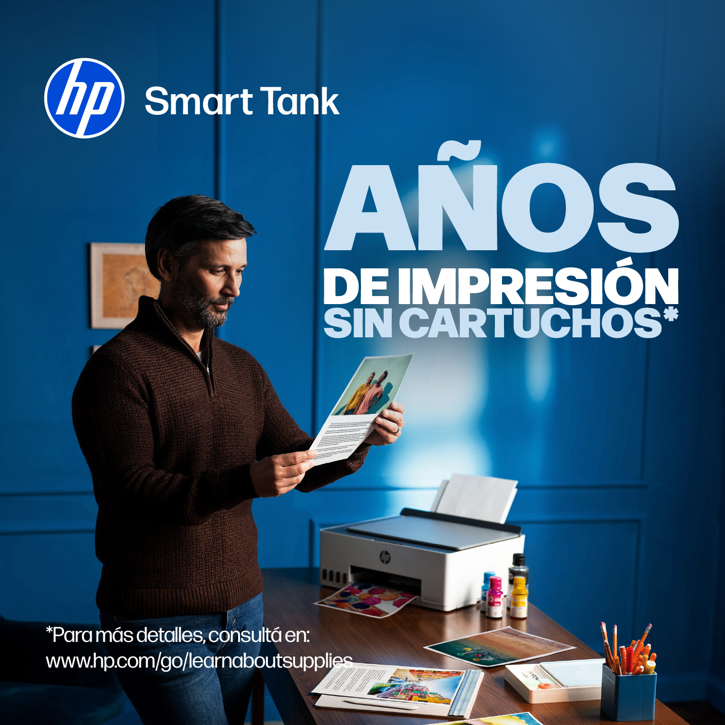 HP Argentina Facebook ad: Impresora multifuncional sin cartuchos