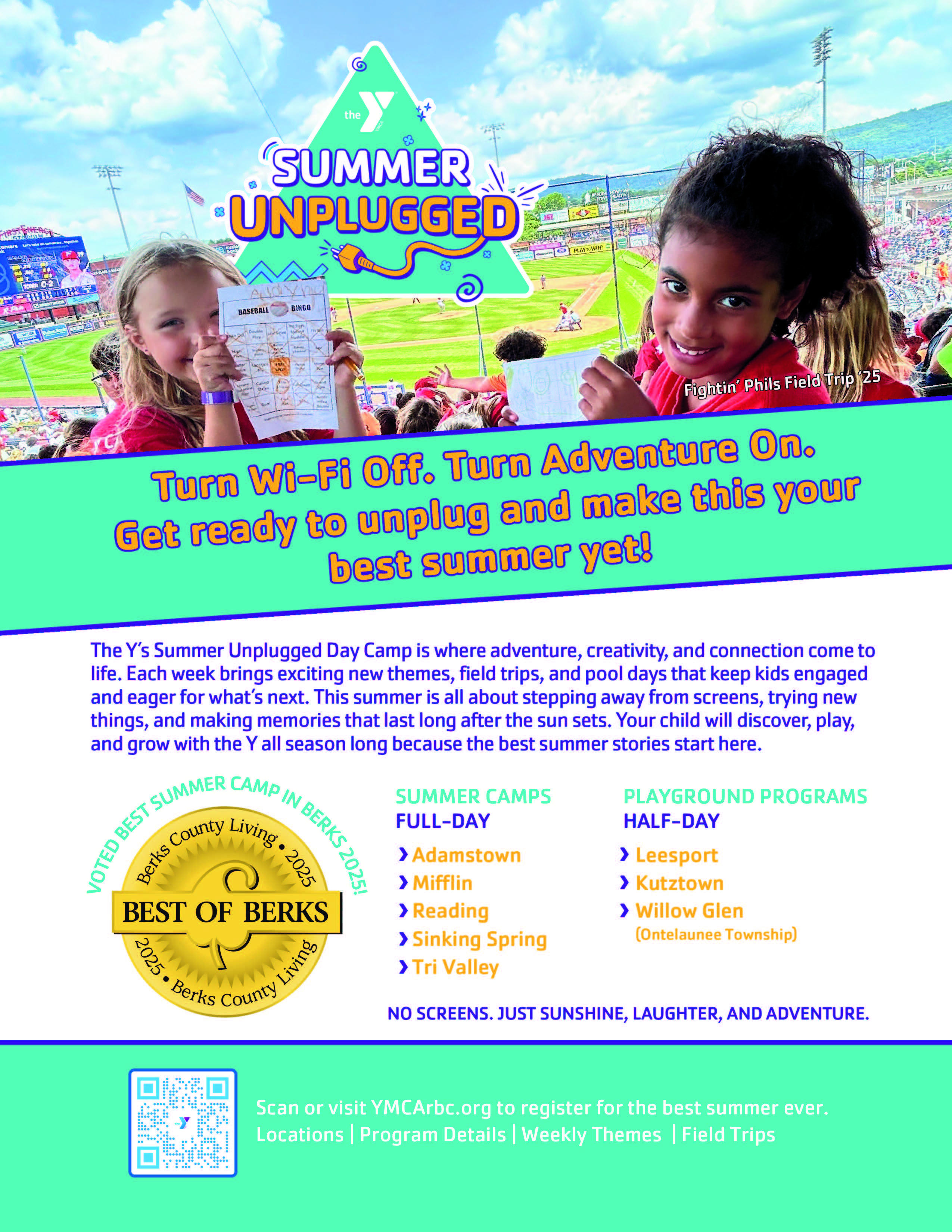YMCA of Reading & Berks County Facebook ad: Summer Camp Starts Here