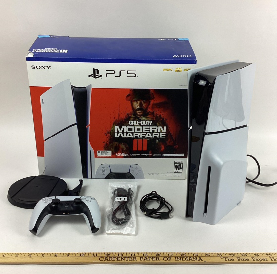 AAA Auction Service, LLC Facebook ad: Commercial Kitchen, Fenton, Comics, Pokémon, PS5, Coins…