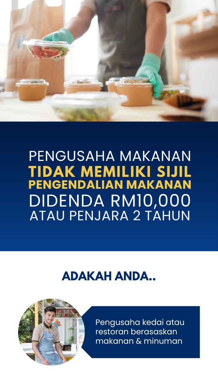 Kursus Pengendali Makanan by Cikgu Hafiz Facebook ad