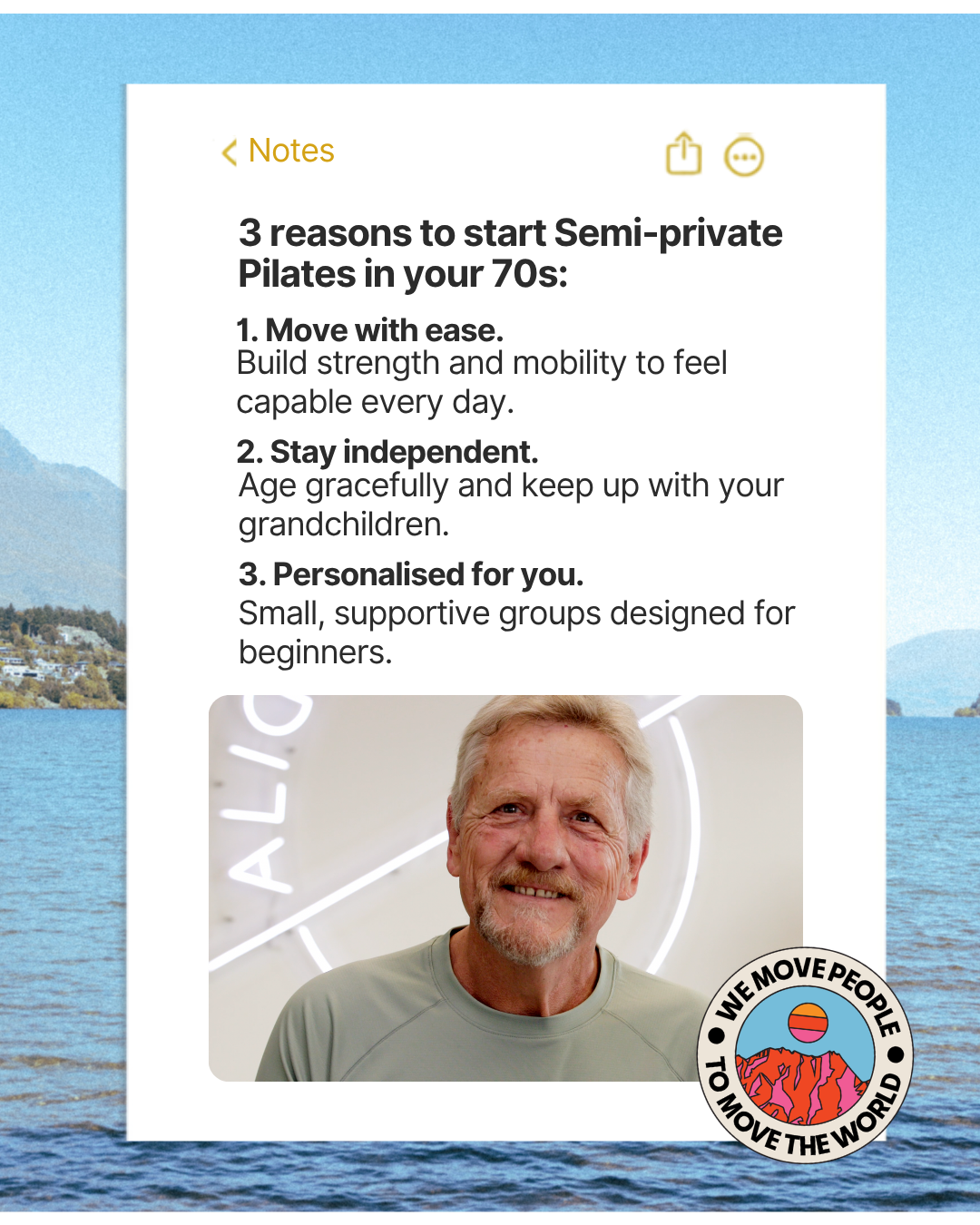 Align Studios Facebook ad: Move Better in 28 Days