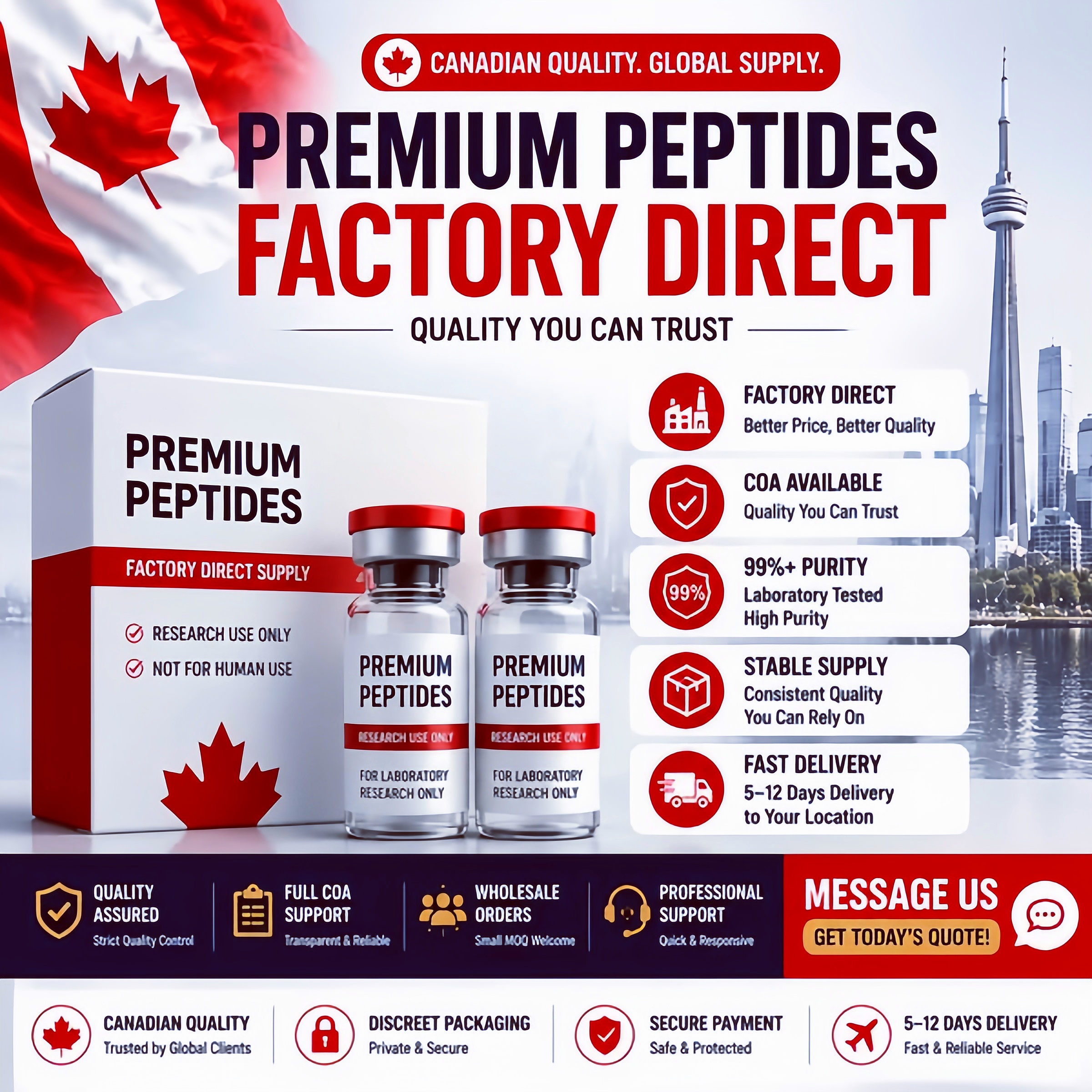 Connect Peptide Supplier Facebook ad