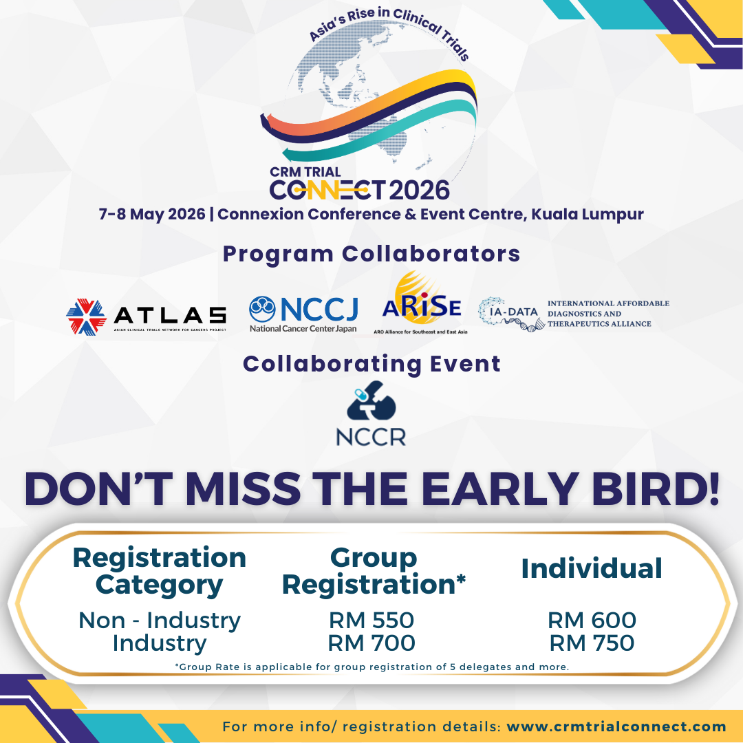 Clinical Research Malaysia Facebook ad: Final Call: Early Bird Registration Closing Soon!