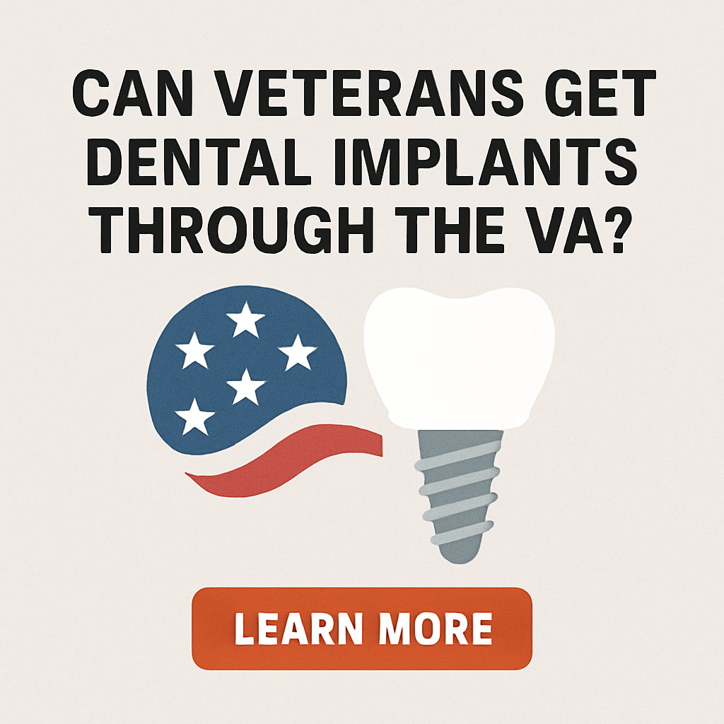Search-Tips Facebook ad: Dental Implants Through the VA