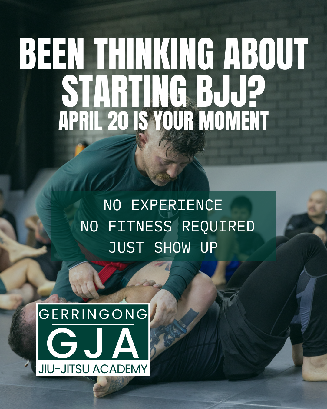 Gerringong Jiu Jitsu Academy Facebook ad from Apr 14, 2026