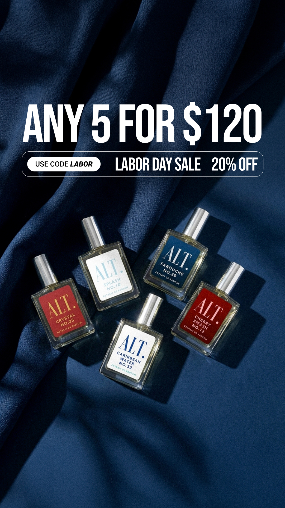 ALT. Fragrances Facebook ad
