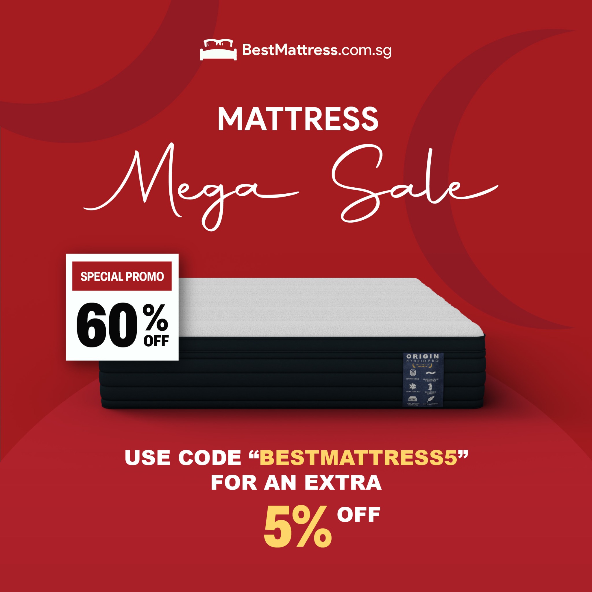 Best Mattress Singapore Facebook ad from Nov 16, 2023