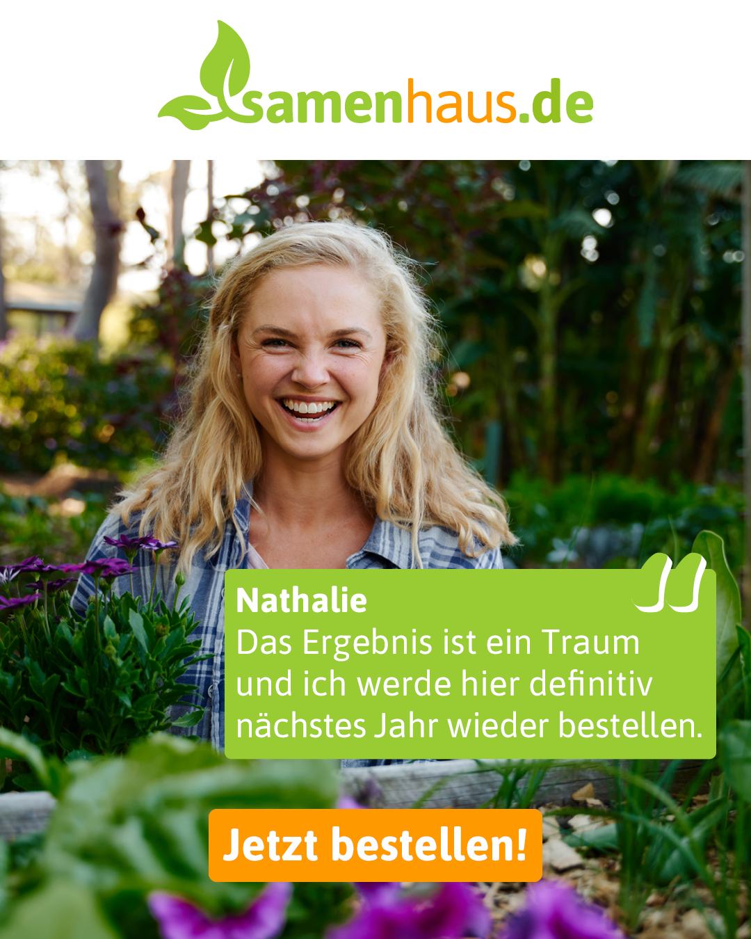 Samenhaus Müller Facebook ad