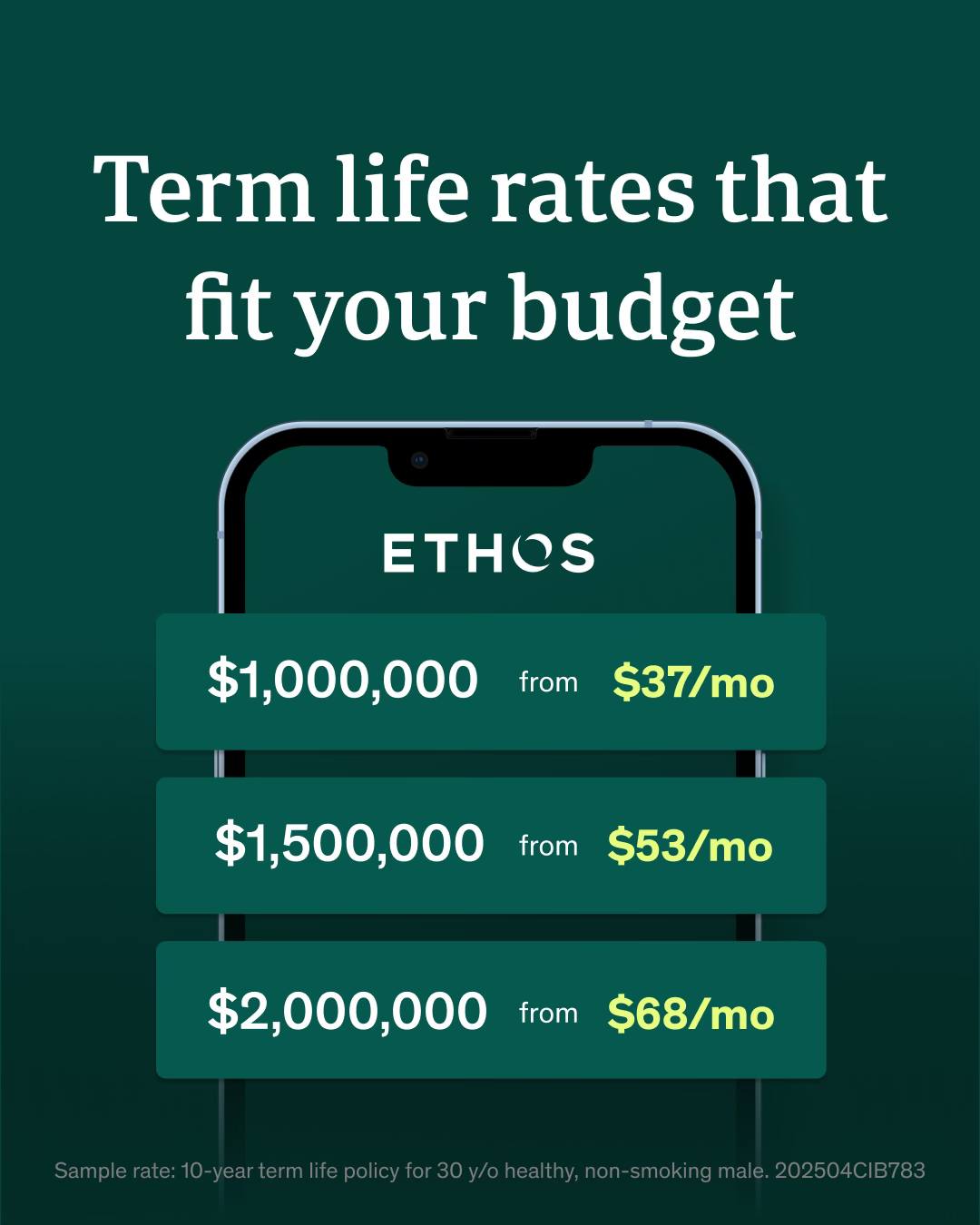 ETHOS Agent Facebook ad: Ethos