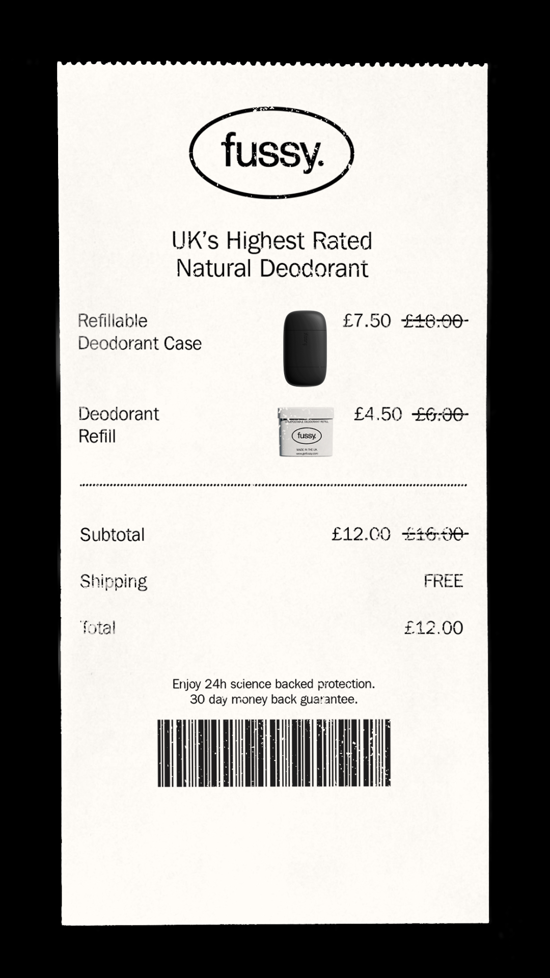 Fussy Facebook ad