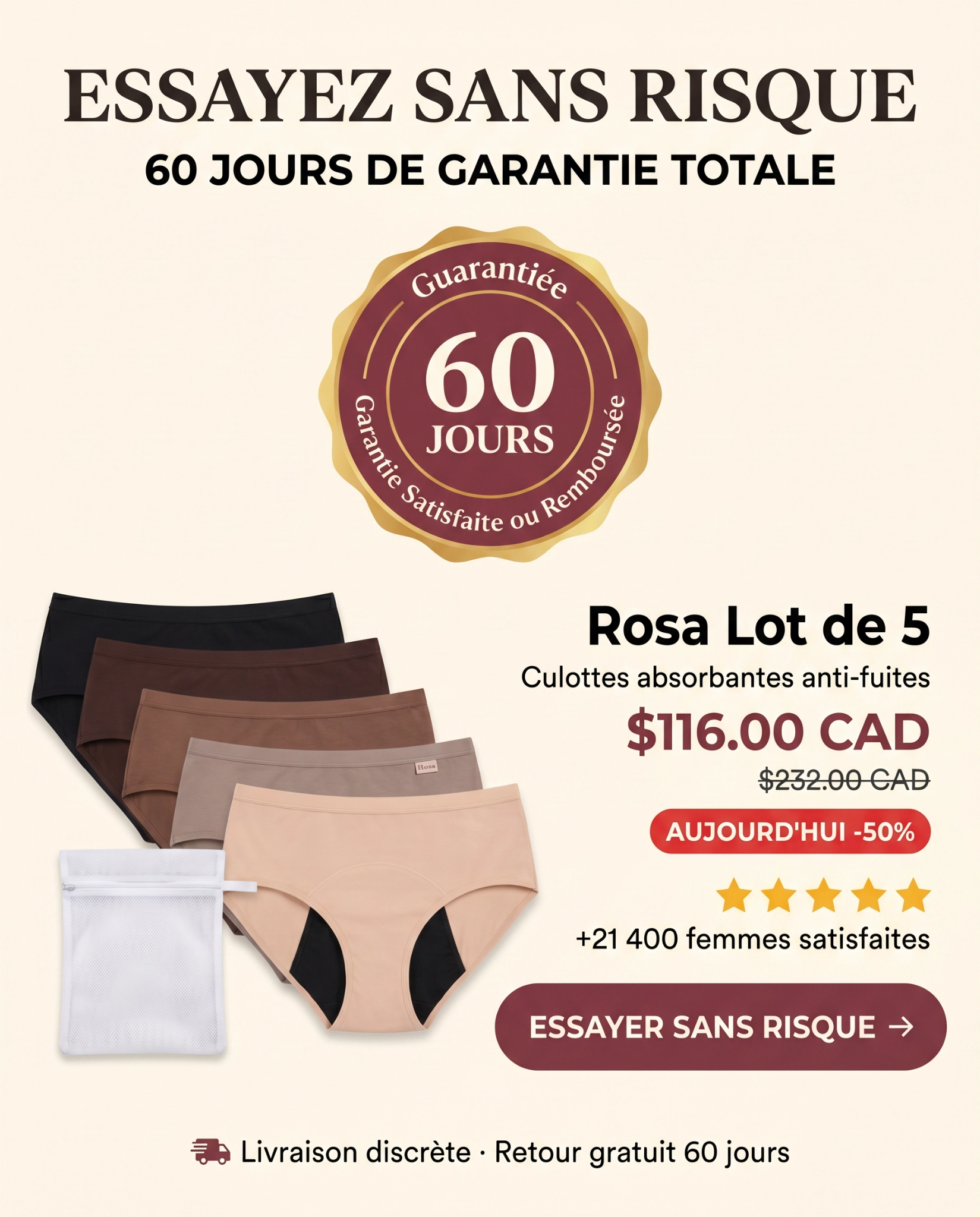 Rosa Facebook ad