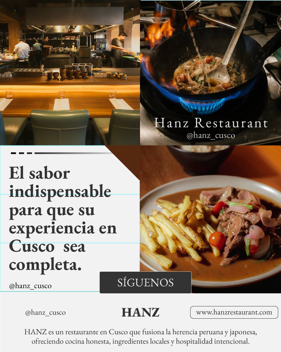 Hanz Facebook ad: Sabemos que viajar es elegir, y elegir bien…
