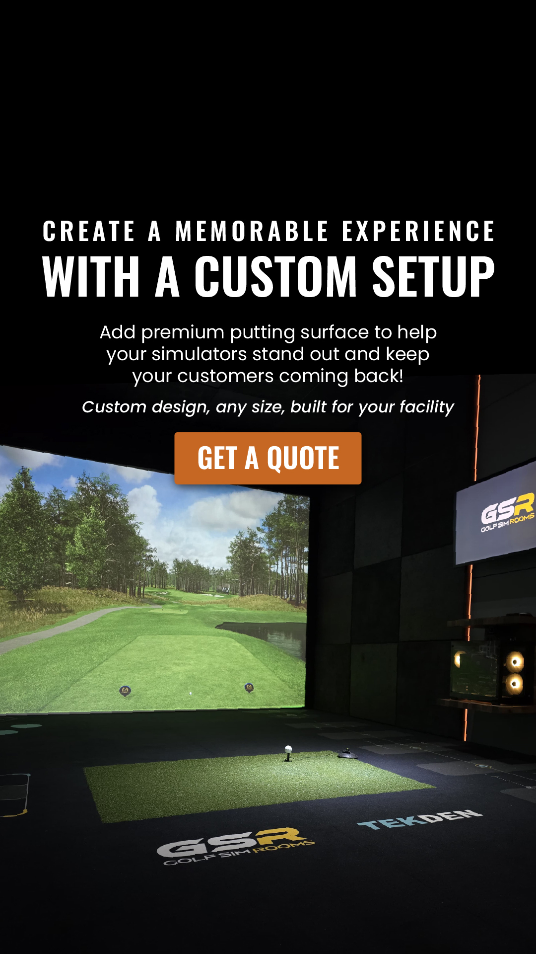 Wellputt Golf Facebook ad