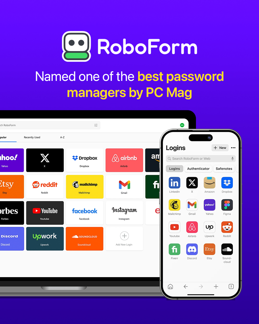 PCWorld Facebook ad: RoboForm vs LastPass