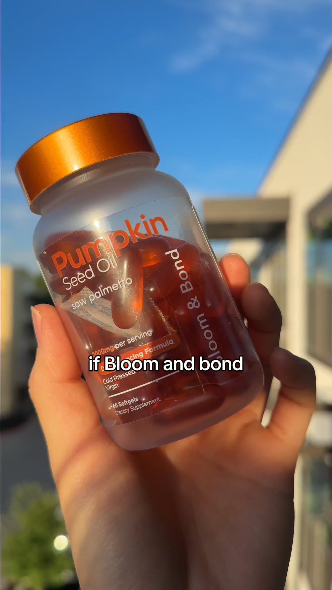 Bloom & Bond Facebook ad: Thicker, Fuller Hair, Naturally