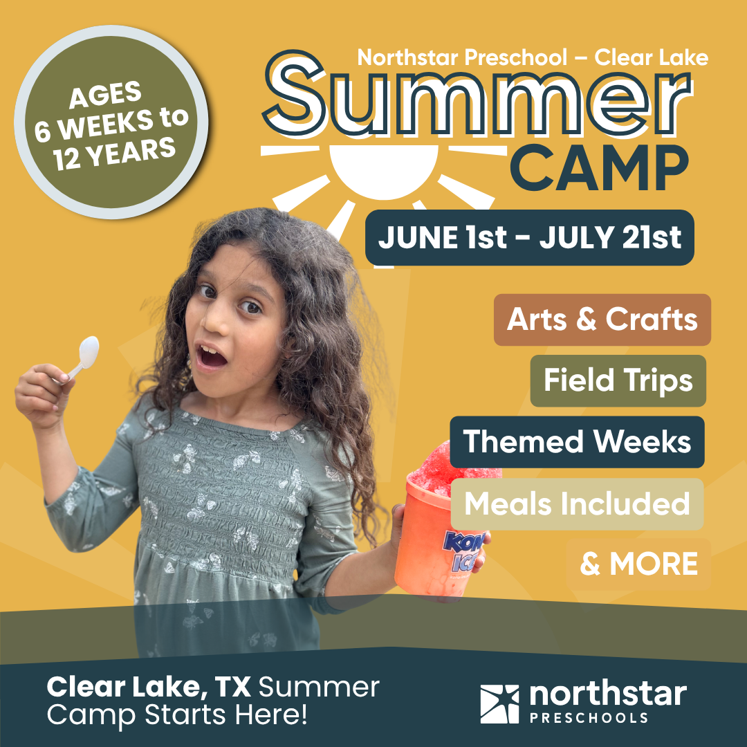 Northstar Preschool at Clear Lake Facebook ad: Summer Fun & Learning at Northstar Preschool!