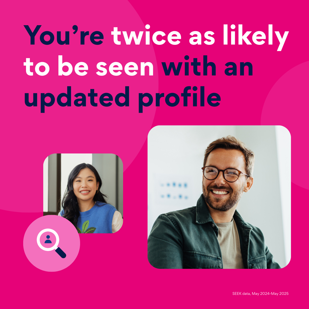 SEEK Facebook ad: Update your profile today