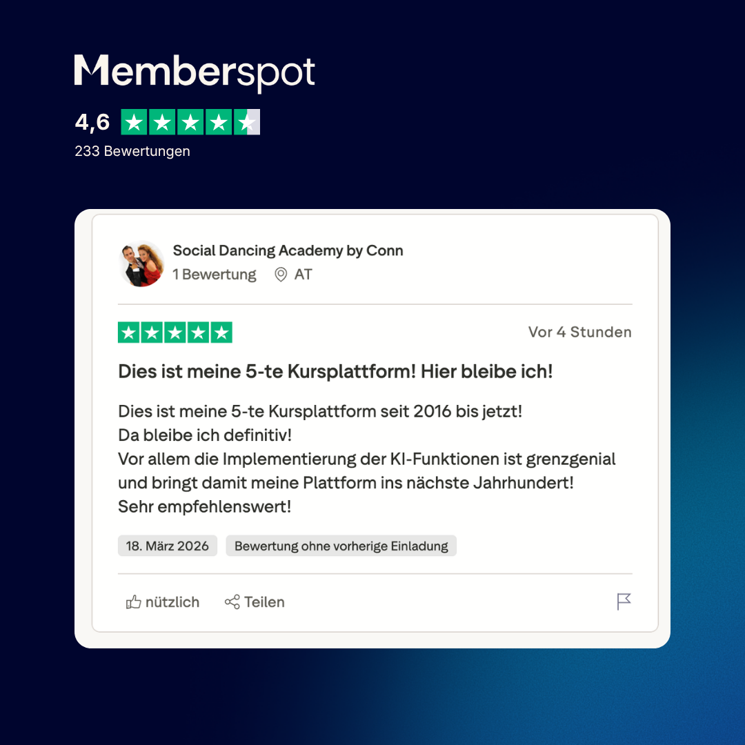 Memberspot GmbH Facebook ad