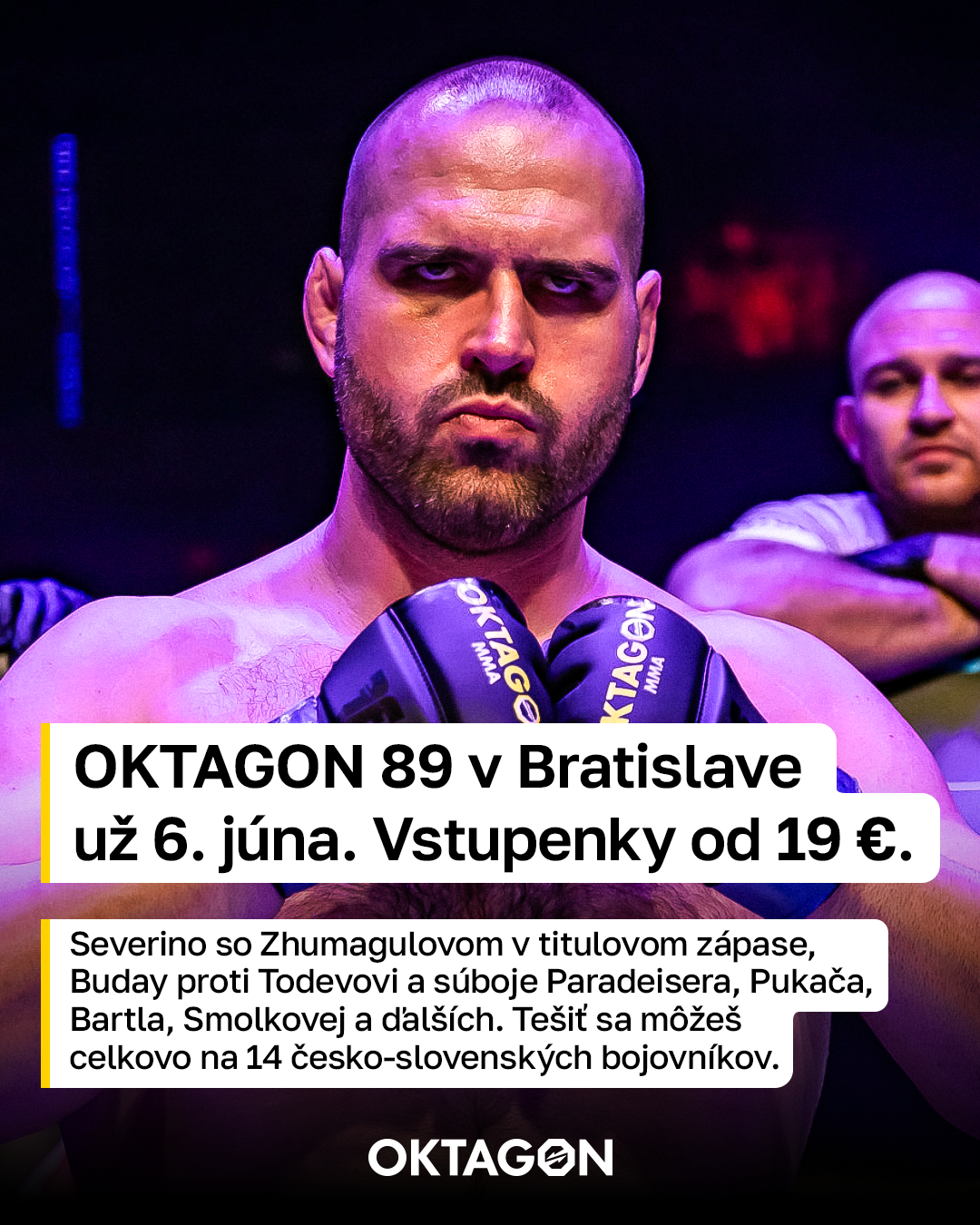 OKTAGON MMA Facebook ad from May 7, 2026