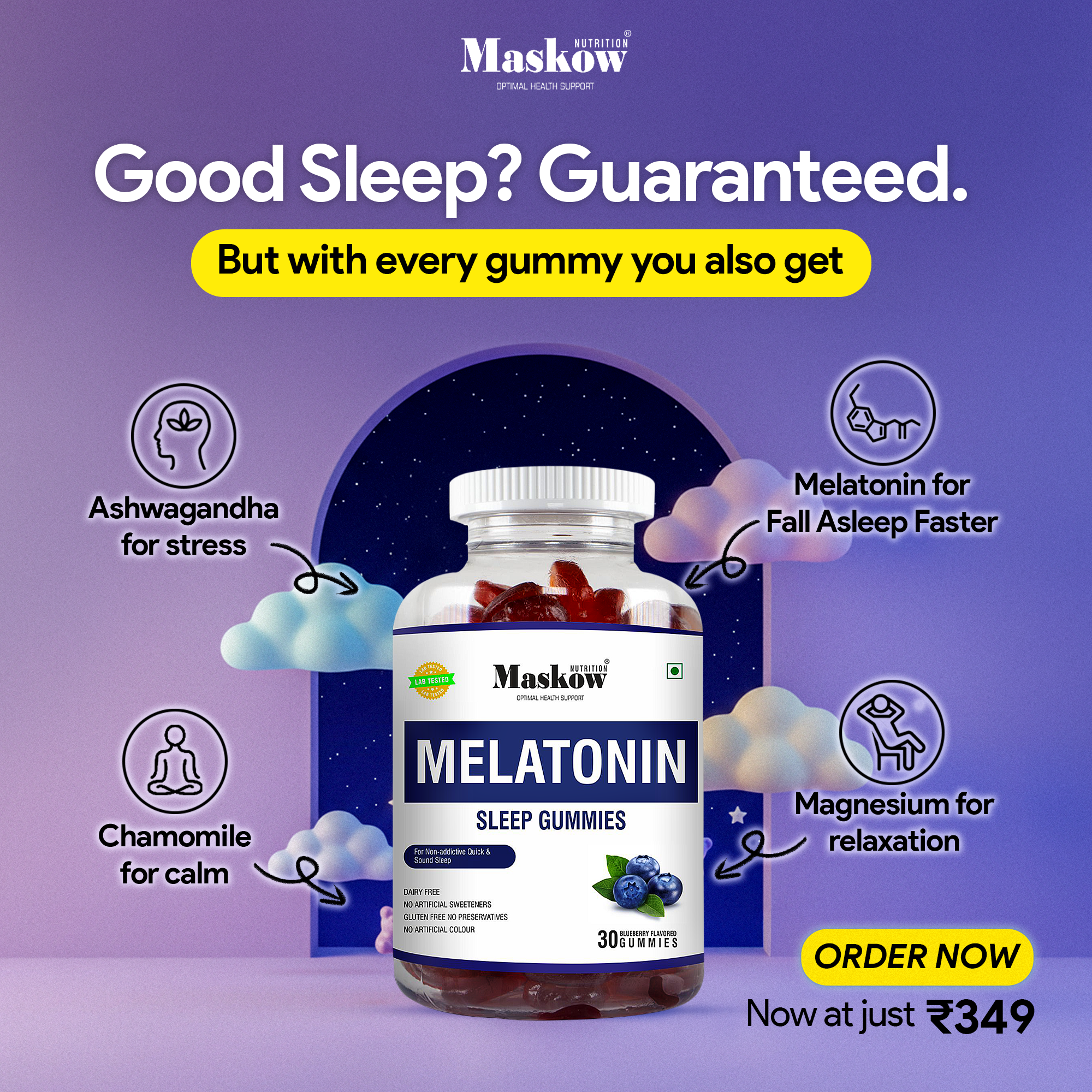 Maskow Gummies Facebook ad