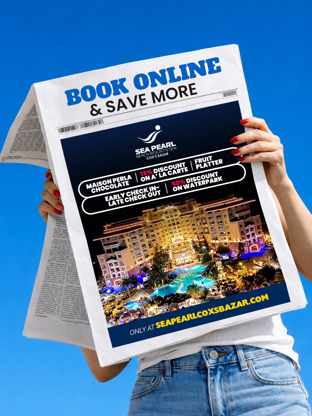Sea Pearl Beach Resort & Spa Cox's Bazar Facebook ad: Sea Pearl Beach Resort & SPA | Online Booking Engine