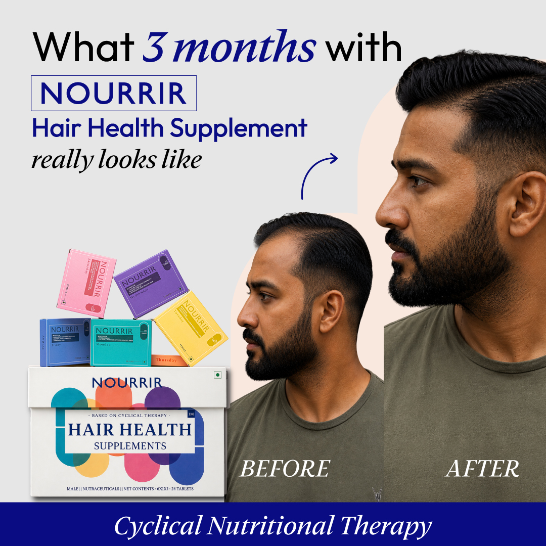 Nourrir.nourishedlife Facebook ad: Grow hair with Cyclical Nutritional Therapy