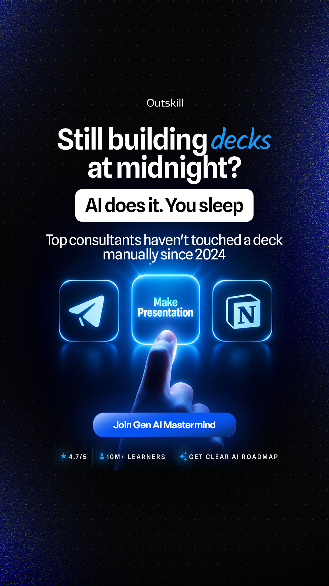 Outskill Facebook ad