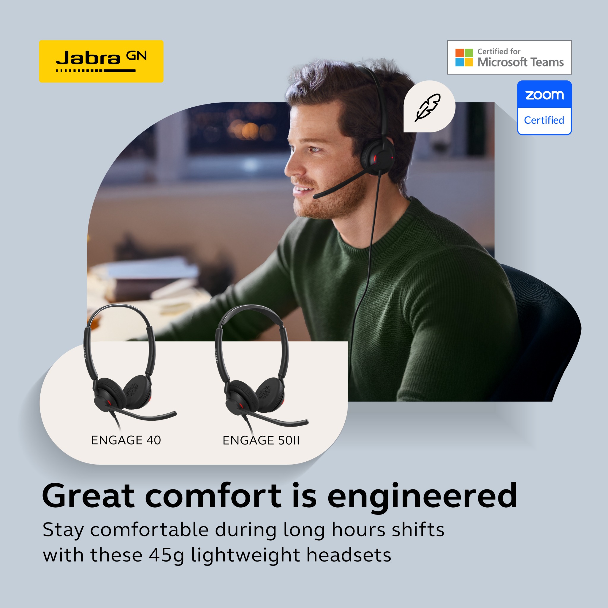 Jabra Facebook ad