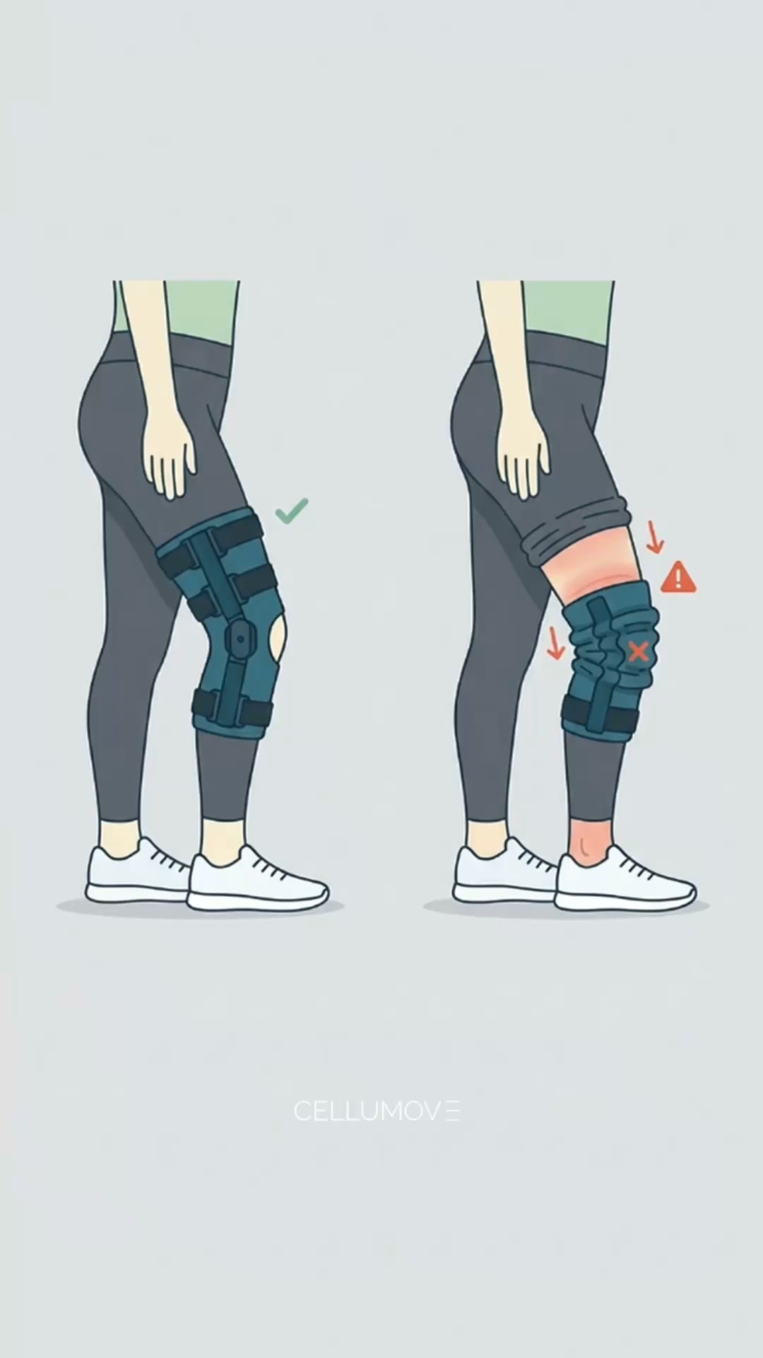 Cellumove Facebook ad: Give Your Knees the Support They Deserve