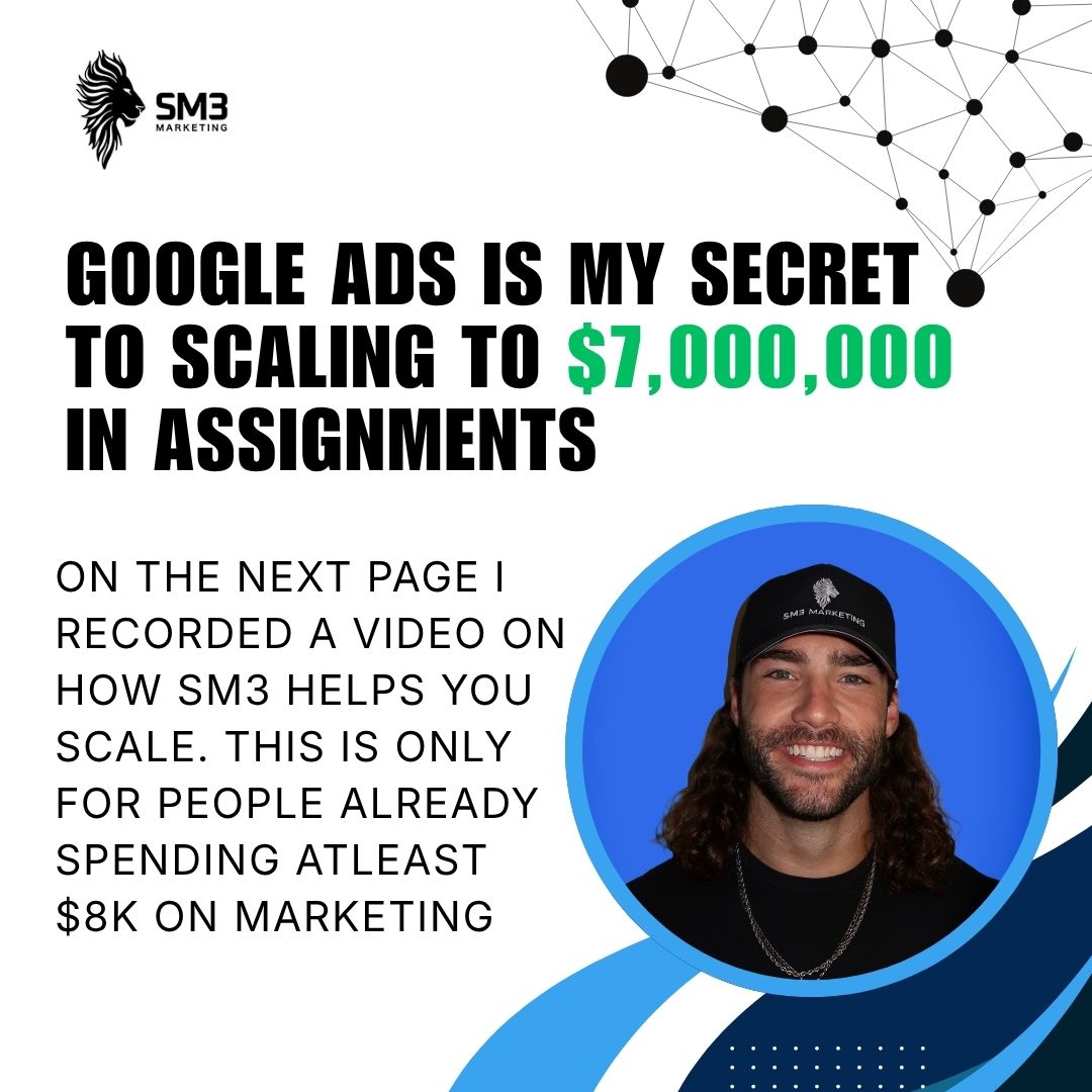 SM3 Marketing Facebook ad