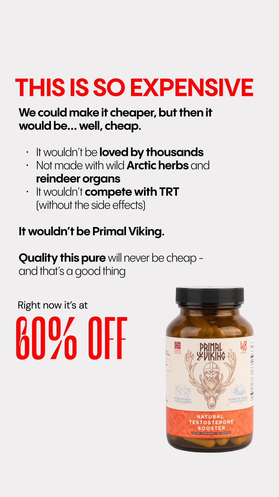 Primal Viking Facebook ad