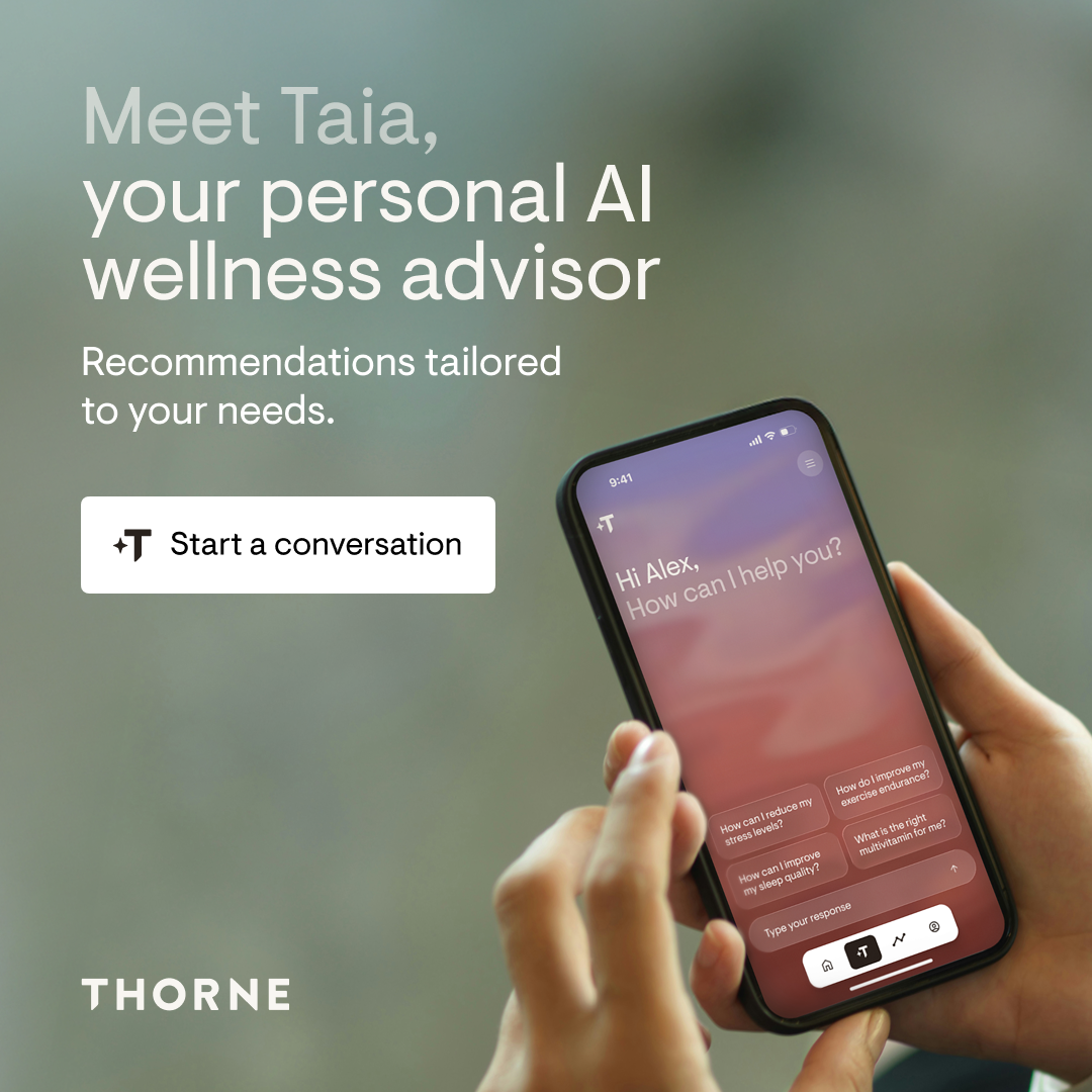 Thorne Facebook ad