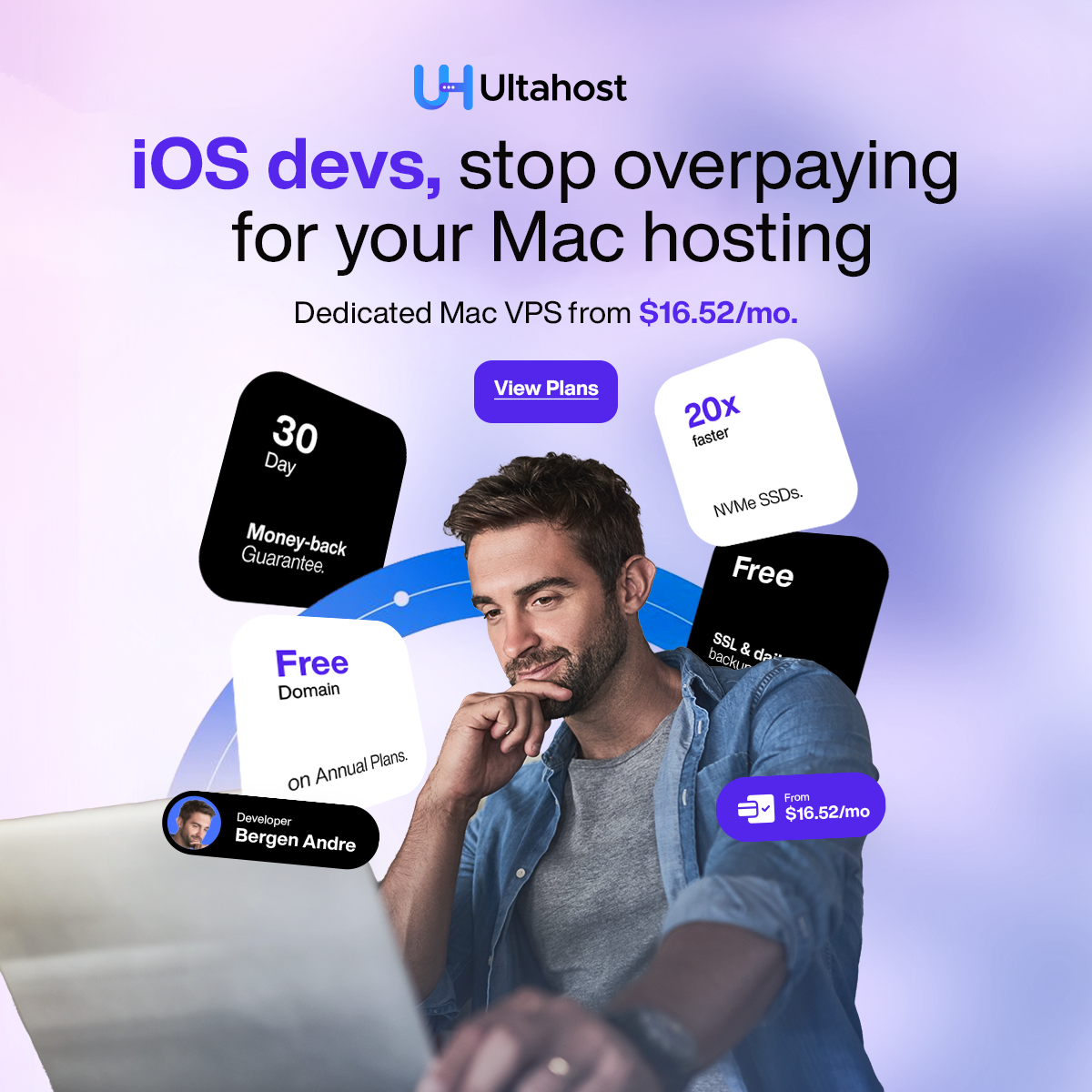 UltaHost Facebook ad