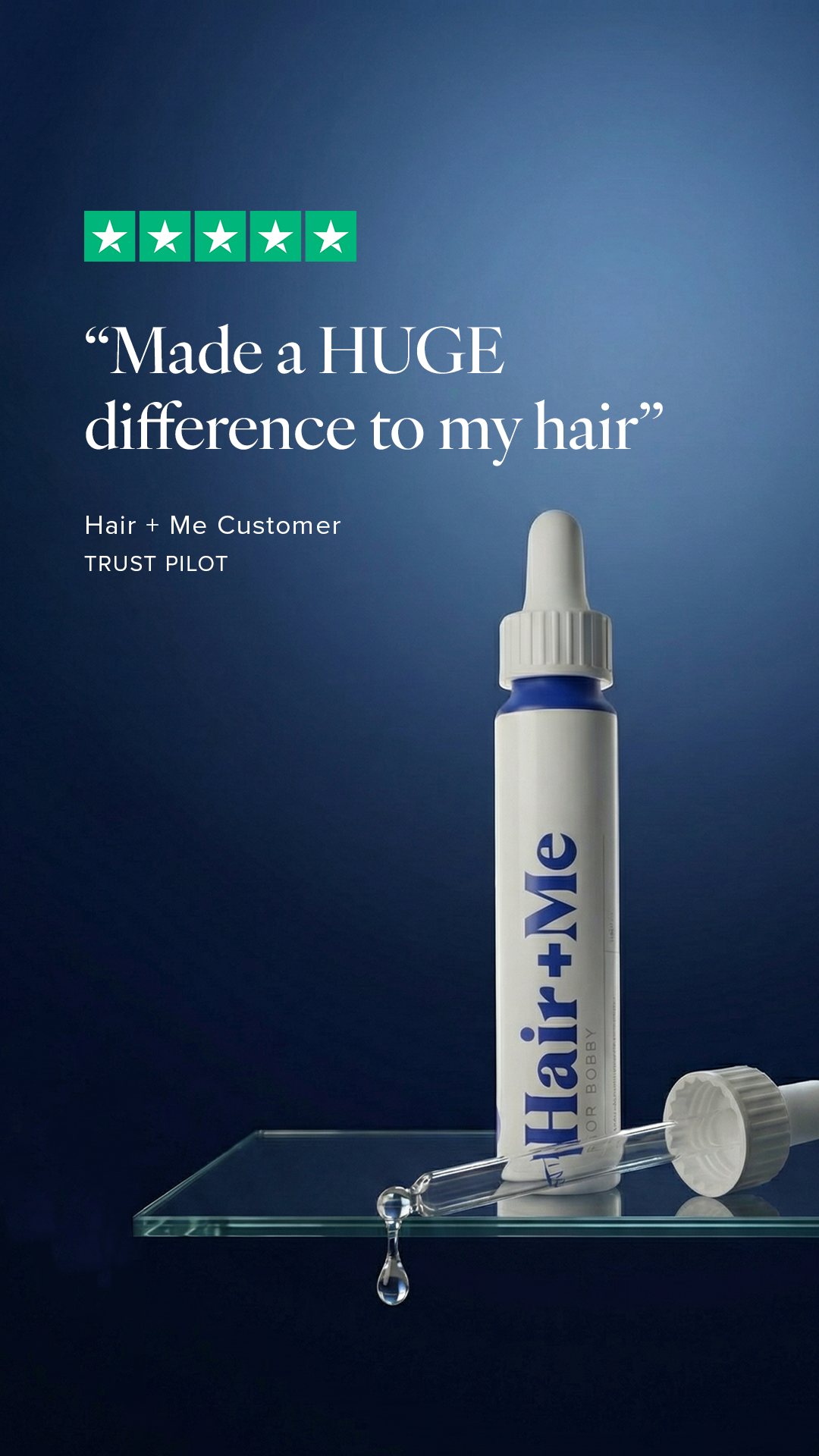 Hair + Me Facebook ad