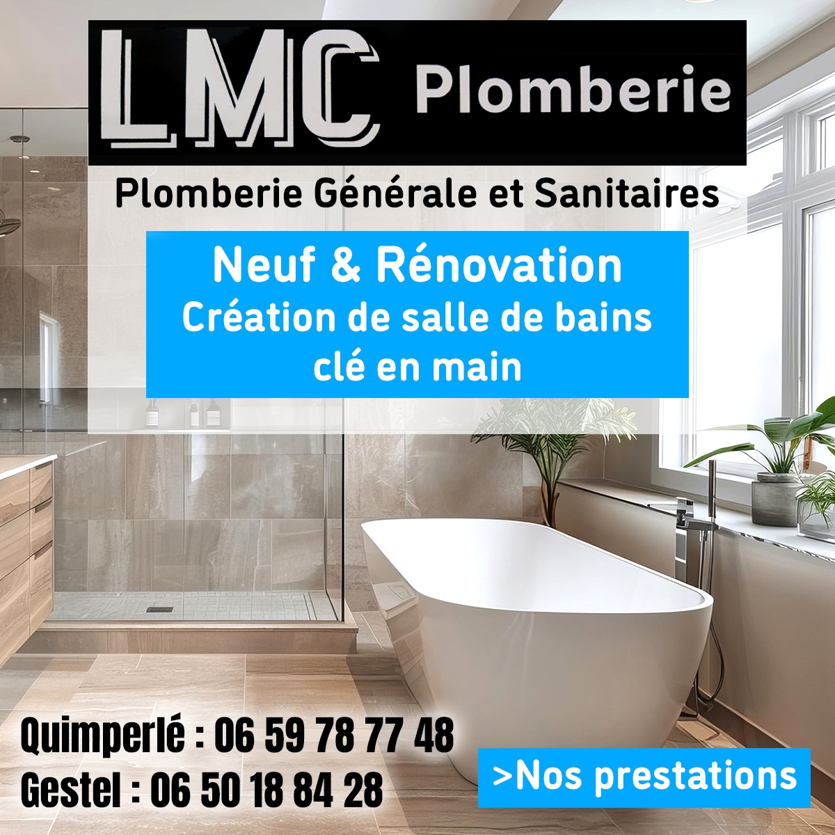 Plombiers Facebook ad