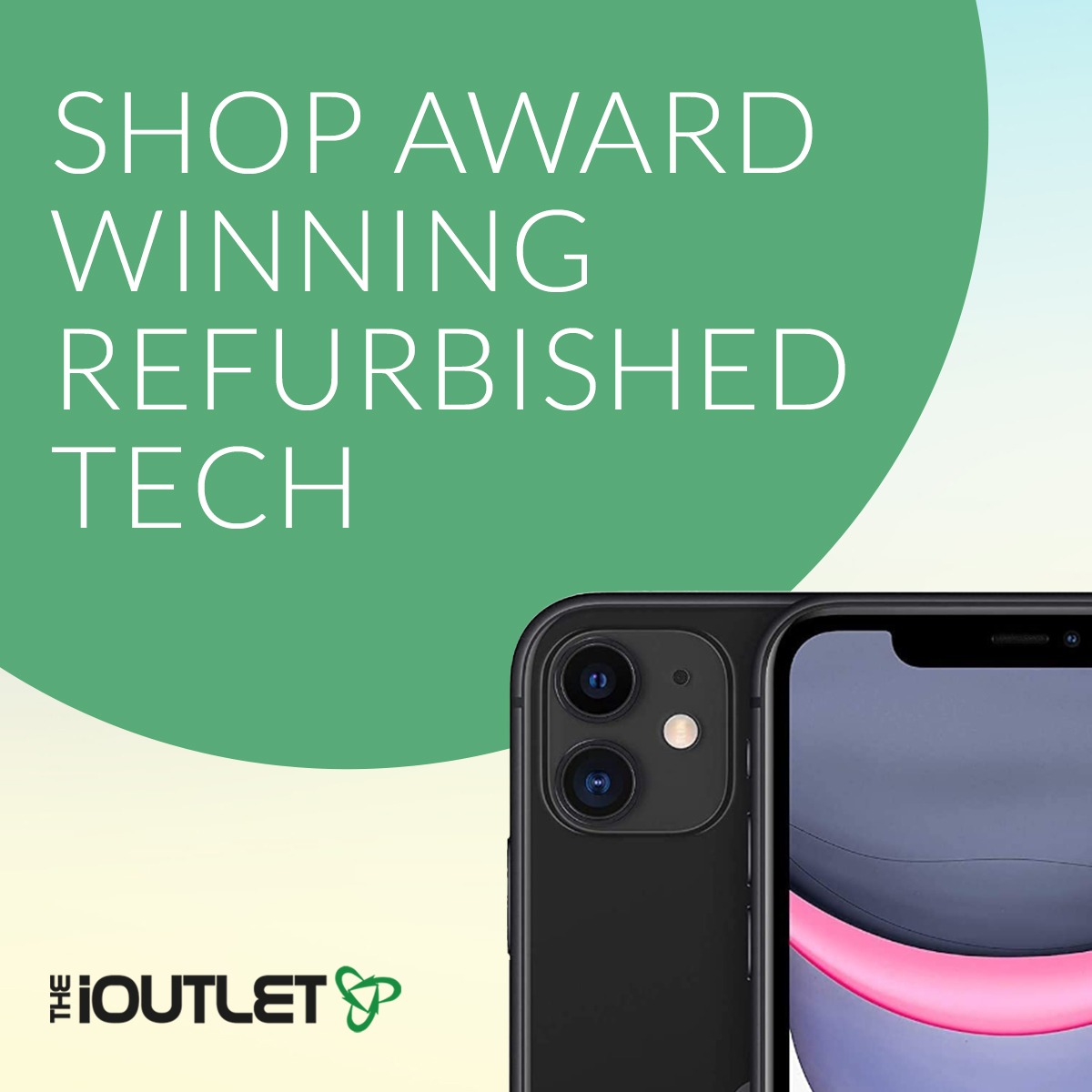 TheiOutlet Facebook ad: The iOutlet is an award-winning online and wholesale-retail…