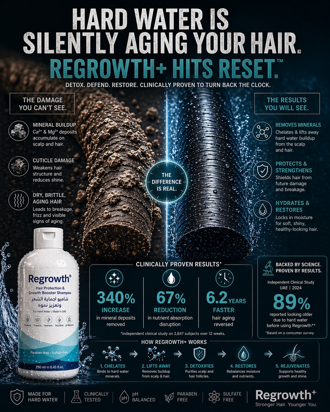 Regrowth+ Facebook ad