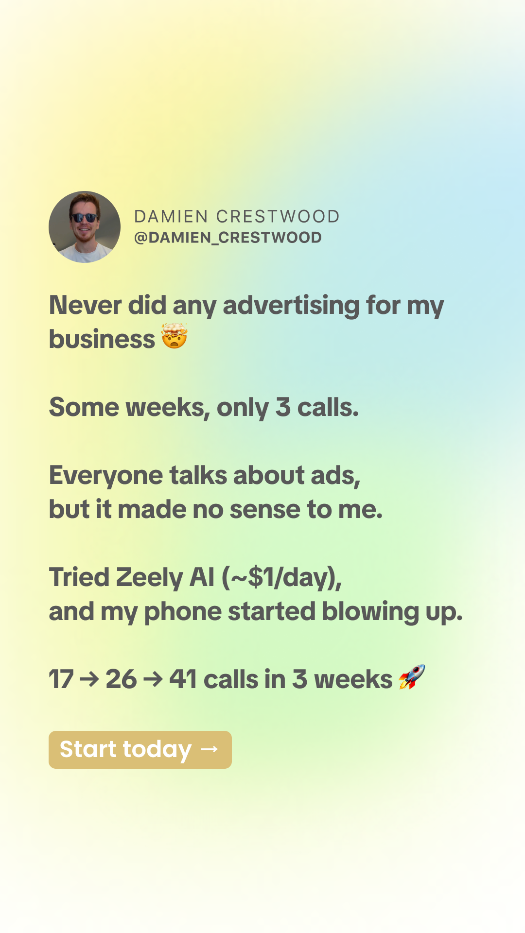 Zeely Facebook ad