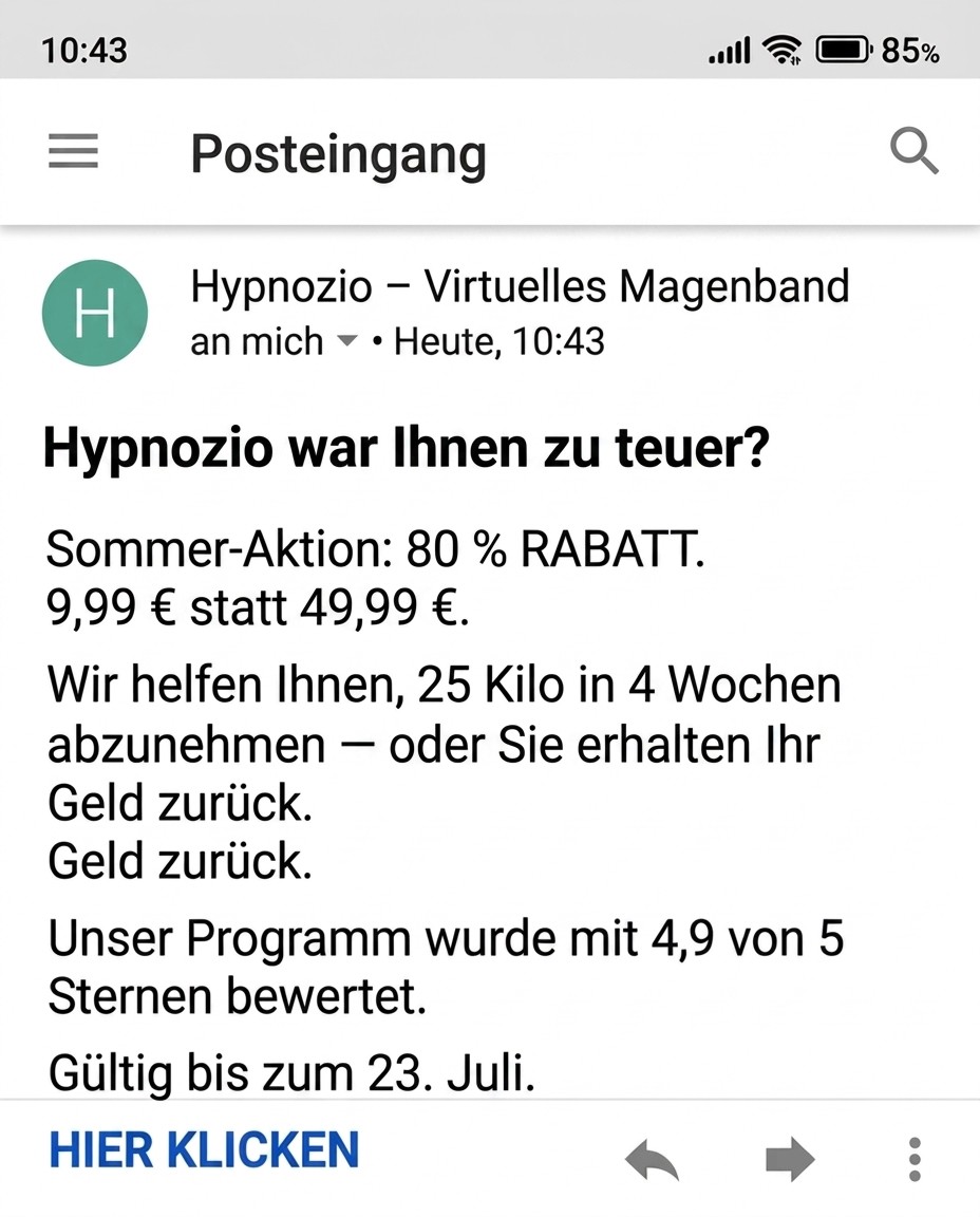 Hypnozio: power of hypnotherapy Facebook ad