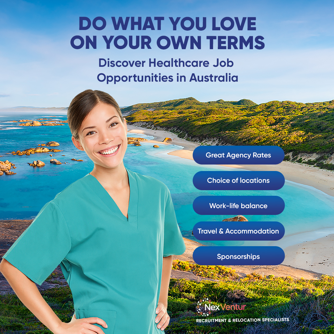 NexVentur Facebook ad: Now hiring for Australia.