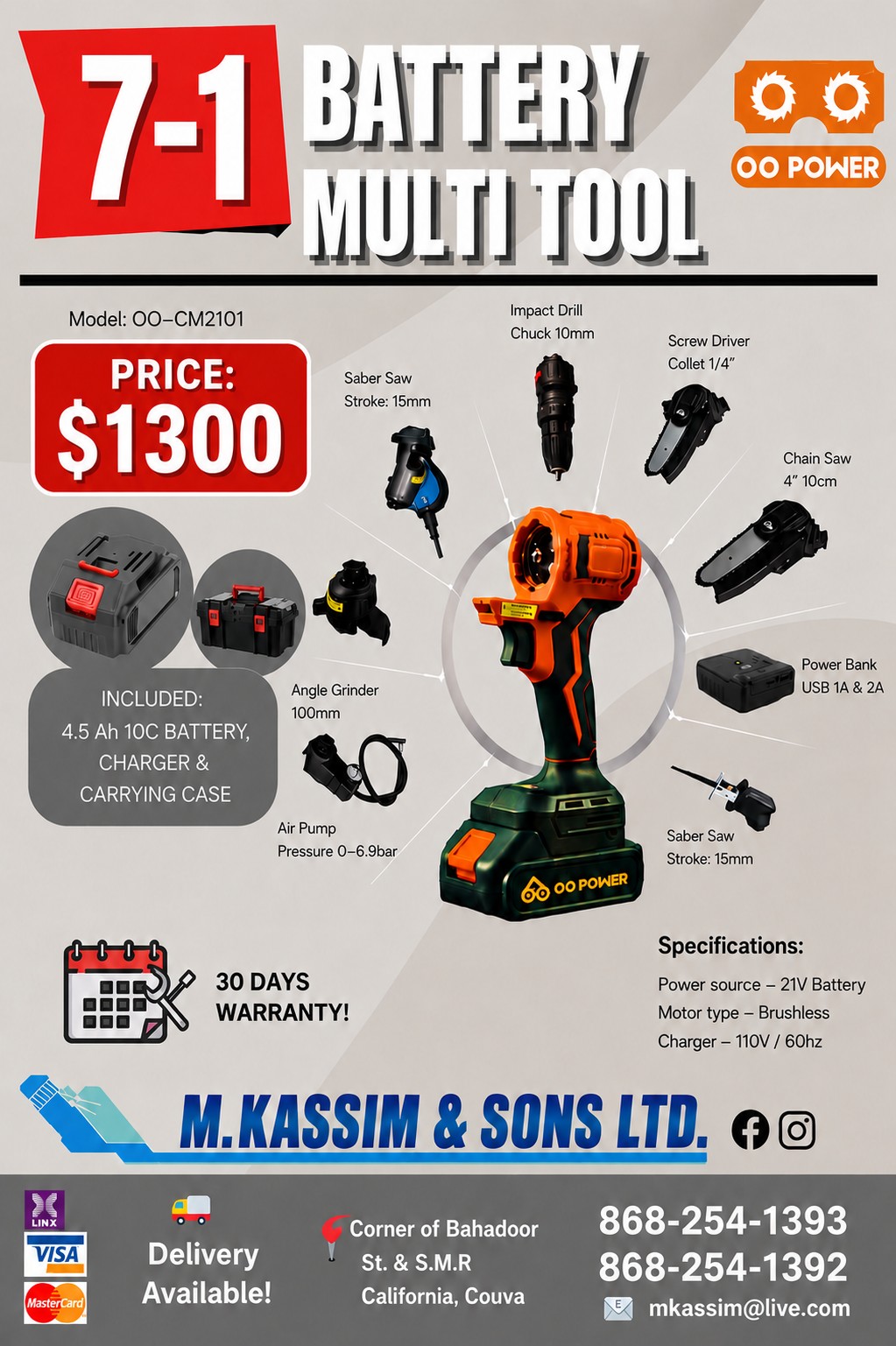 M.Kassim & Sons Ltd. Facebook ad