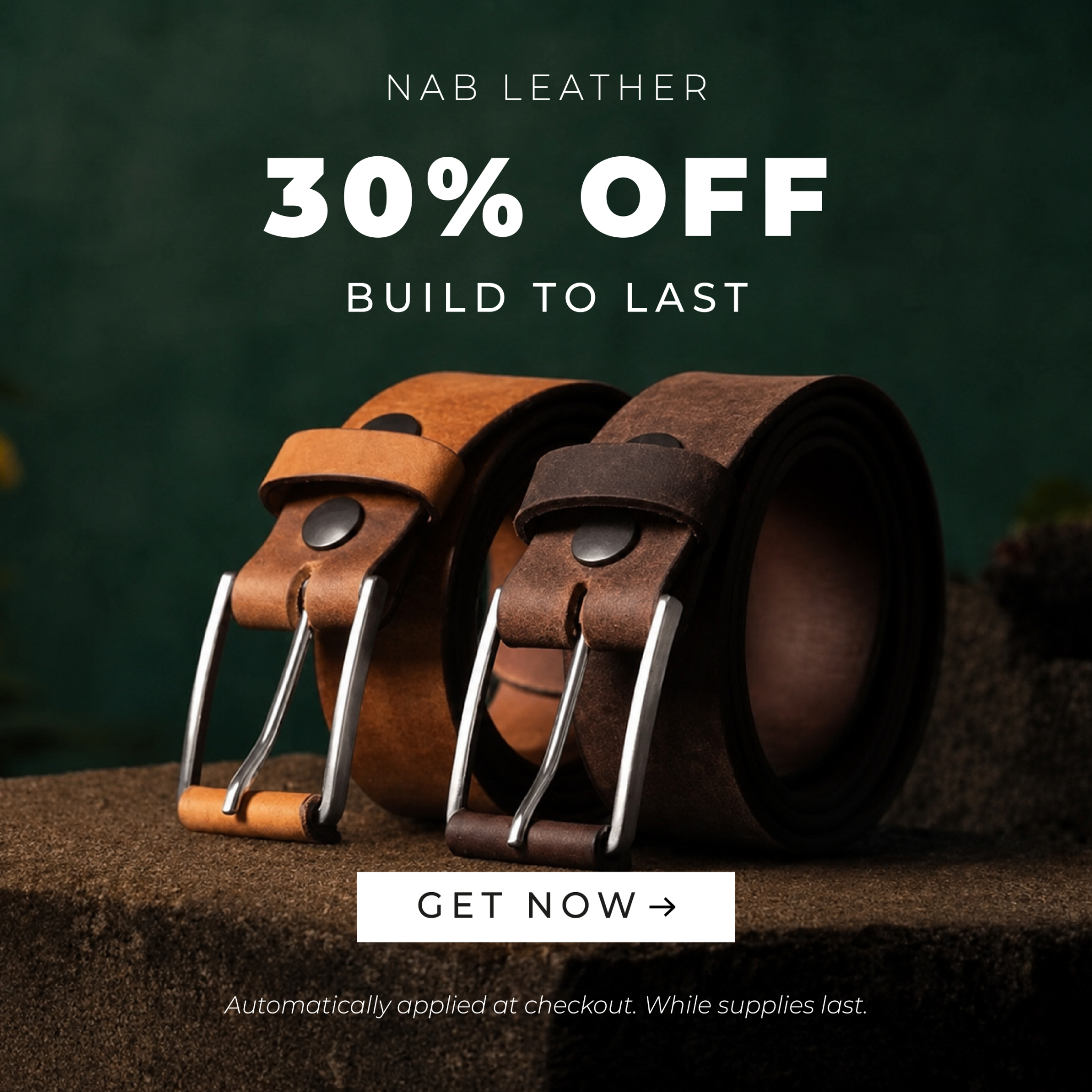 NAB Leather Facebook ad