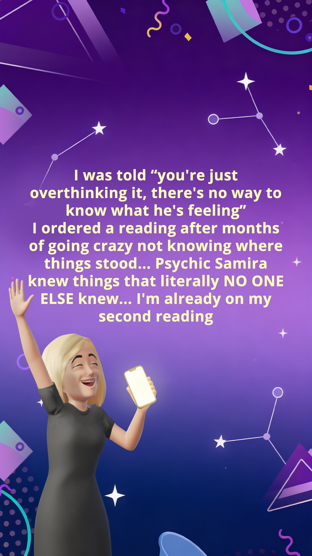 Psychic Samira Facebook ad