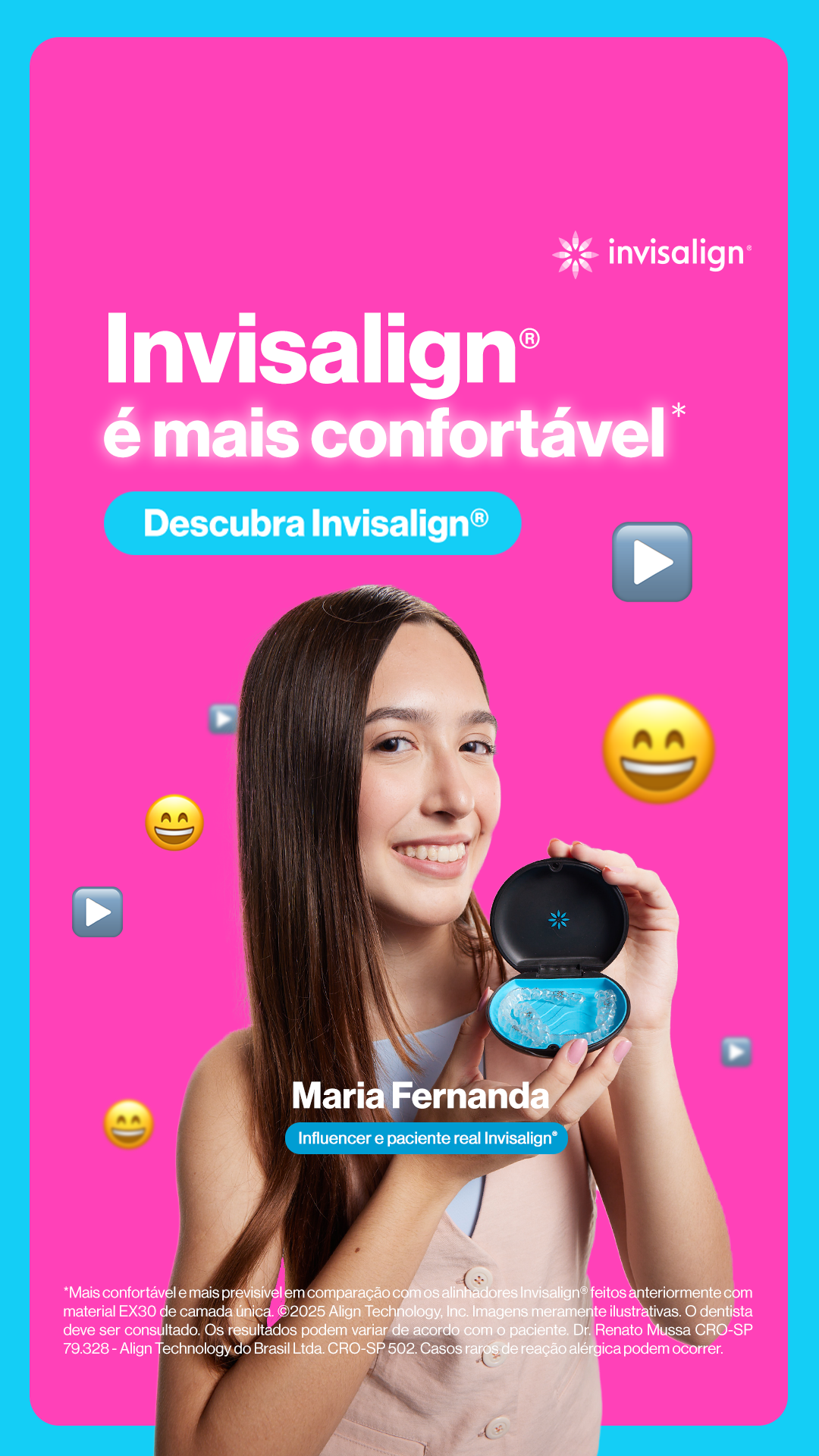 Invisalign Brasil Facebook ad