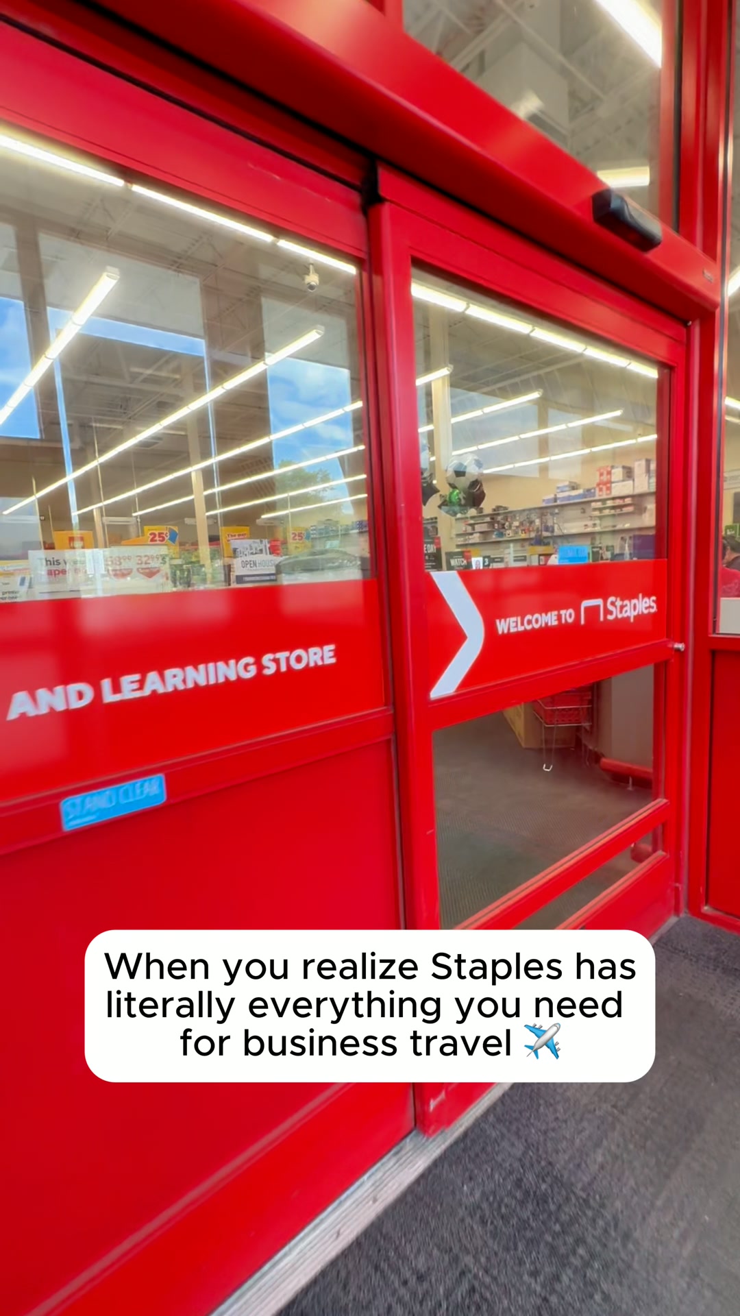 Staples Facebook ad from Aug 3, 2026