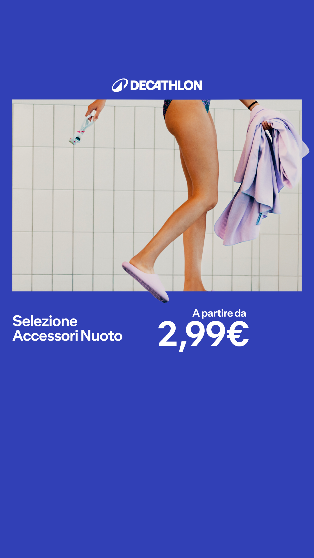Decathlon Italia Facebook ad: Accessori nuoto