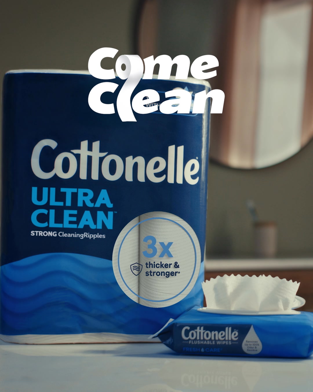 Cottonelle Facebook ad: The Duo You Need to Come Clean