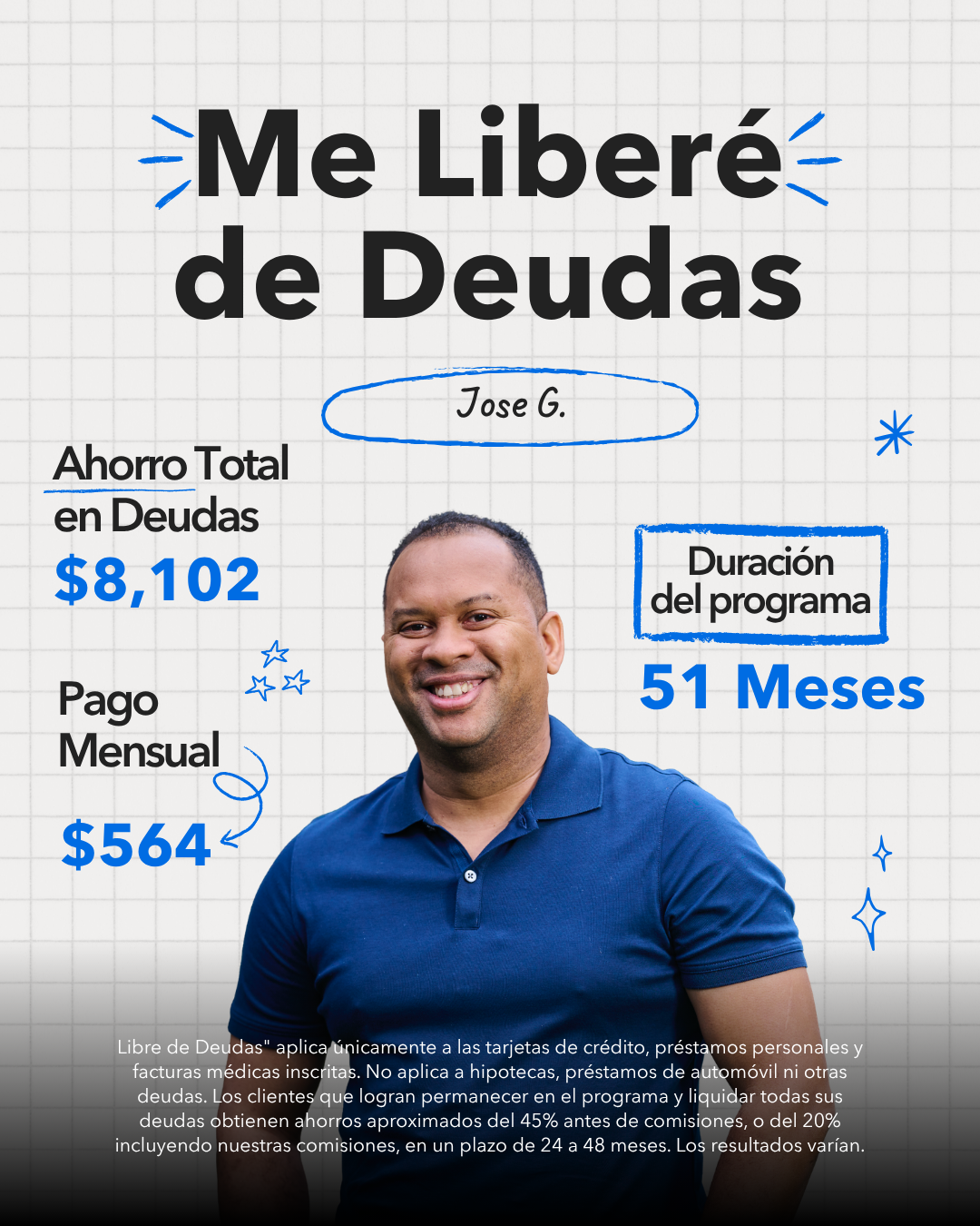 National Debt Relief Facebook ad